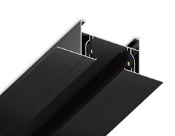 Ambrella Шинопровод встраиваемый однофазный Standard 220V GL7124 BK черный 2000*58.6*18 (ввод питания, 1 заглушка, крепление в комплекте) GL7124 - фото 92176