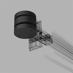 Elektrostandard Slim Magnetic Коннектор круглый шарнирный для накладного шинопровода (чёрный) 85010/00 a063966 - фото 92254