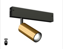 Ambrella Светильник светодиодный диммируемый для шинопровода Magnetic 220V GL1203 GD золото IP20 7W 3000K-6400K 36° D35*80 (Без ПДУ) GL1203 - фото 92277