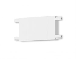 Ambrella Коннектор прямой для накладного шинопровода Magnetic Ultra Slim GV1107 WH белый 46*26*26 GV1107 - фото 92403