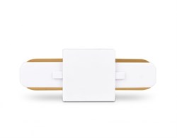 Ambrella Коннектор прямой однофазный для соединения трековых шинопроводов GL7065 WH белый GL7065 - фото 92650