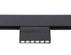 Ambrella Светильник светодиодный поворотный для шинопровода Magnetic GL4040 BK черный IP20 6W 4200K 48V 24° 115*22*105 GL4040 - фото 92784