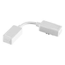 Novotech 135224 SHINO NT23 000 белый Гибкий соединитель-токопровод для низковольтного шинопровода встраиваемого в ГКЛ и натяжной потолок IP20 48V SMAL 135224 - фото 92923