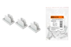 TDM Заглушка торцевая пластиковая для шинопровода TLA-01-WH-Z, белая SQ0369-0381 - фото 92940