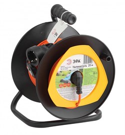 ЭРА RPx-1e-3х0.75-20m Удлинитель силовой на пластиковой катушке c/з 1 гн 20м ПВС 3х0.75 Б0043045 - фото 93090