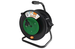 TDM Удлинитель на катушке силовой народный с 1 выносной роз. ПВС 2200 Вт с/з, 50м УС1-12101 SQ1307-0414 - фото 93106