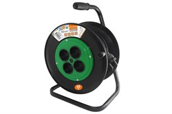 TDM Удлинитель на катушке силовой народный 4 гнезда ПВС 2200 Вт с/з, 30м УС1-42125 SQ1307-0512 - фото 93112
