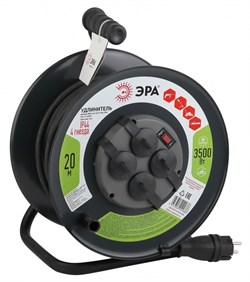 ЭРА RMx-4es-3x2.5-20m-IP44(KG) Удлинитель силовой на м. катушке c/з 4 гн 20м КГ 3х2.5 Б0043057 - фото 93159