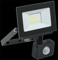 IEK Прожектор СДО 06-20Д светодиодный черный с ДД IP54 6500K LPDO602-20-65-K02 - фото 93208