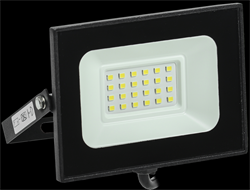 IEK Черный Прожектор LED СДО 06-20 IP65 4000 K LPDO601-20-40-K02 - фото 93223