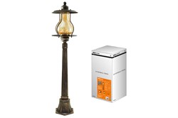 TDM Светильник садово-парковый "Рим" 1х60 Вт, столб, H1050 мм, алюм., янтарное/кофейный, Е27 SQ0330-2063 - фото 93263
