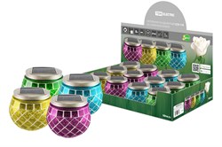 TDM Светильник ландшафтный ССЛ-170 на солн.батарее, 9*9*10,стекло,зеленый,синий,желтый,фиолетовый,ДБ SQ0330-0193 - фото 93302