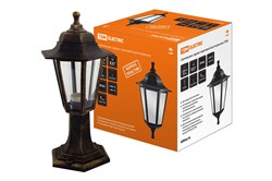 TDM Светильник садово-парковый НТУ 06-60-001 шестигранник, стойка, пластик, бронза SQ0330-0712 - фото 93323