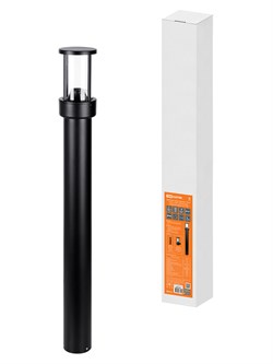 TDM Светильник садово-парковый  "Лахти" 1х60 Вт, столб, H1000 мм алюм., прозрачное/черный, Е27 SQ0330-2007 - фото 93406