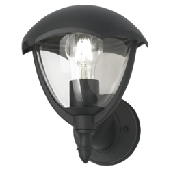 Gauss Светильник садово-парковый Aura на стену вверх 188*210*238mm, 170-240V / 50Hz, 1xE27, Max.60W, IP: 54, GD027 - фото 93451