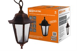 TDM Светильник садово-парковый НСУ 06-60-001 шестигр., подвес, пластик, расс.пластик, медь SQ0330-0783 - фото 93459