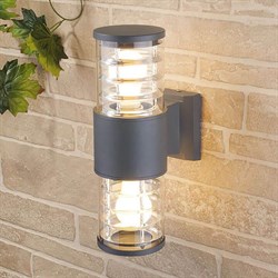 Elektrostandard 1407 TECHNO / Светильник садово-парковый серый a032621 - фото 93527