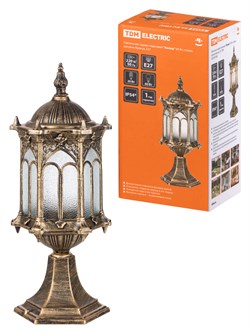 TDM Светильник садово-парковый "Ампир" 60 Вт, стойка шагрень/бронза Е27 SQ0330-0088 - фото 93577