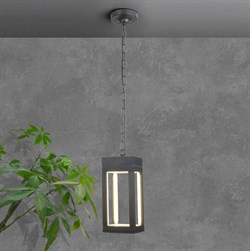 Elektrostandard 1528 TECHNO LED / Светильник садово-парковый серый a051858 - фото 93660