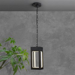 Elektrostandard 1528 TECHNO LED / Светильник садово-парковый чёрный a051857 - фото 93663