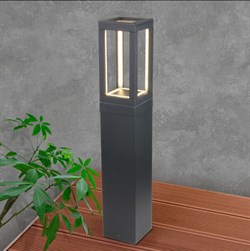 Elektrostandard 1529 TECHNO LED / Светильник садово-парковый серый a051860 - фото 93667