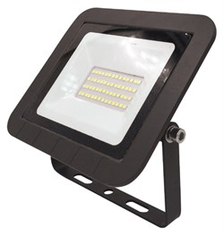 ЭРА LPR-061-0-65K-030 Прожектор светодиодный уличный 30Вт 2800Лм 6500К 160x135x30 Б0043590 - фото 93930