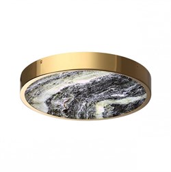 Odeon Light 5079/30L L-VISION ODL24 зол/серо-бежевый/металл/натур.камень/акрил Настен.-потолочн. cветил. с переключ.цветов.темпер. LED 30W 3000К/4000K 5079/30L - фото 93986