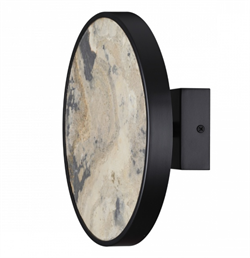 Odeon Light 5064/15WL L-VISION ODL24 черн./серо-беж./металл/натур.камень/акрил Настенн.светильн. с переключ.цветов.темпер. LED 15W 3000К/4000K/6000K B 5064/15WL - фото 93987