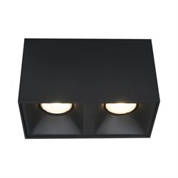 ST LUCE ST168.402.02 Светильник потолочный Черный GU10 2*50W IP20 L82,5xW165xH104 220V Без ламп ST168.402.02 - фото 94051