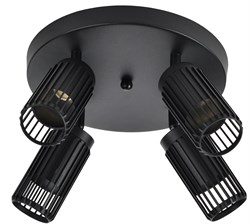 Светильник 4209 потолочный 4хGU10 черный IEK LT-UPB0-4209-GU10-4-K02 - фото 94111