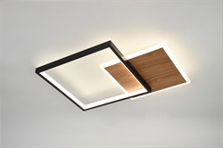 Светильник потолочный светодиодный ЭРА Модерн Ferre CLL-1-60-RC BK+Wood с ДУ 60W 3000-6500К черный/дерево Б0069758 - фото 94397