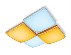 Ambrella Потолочный светодиодный светильник с пультом FP2324 WH белый 144W 540*540*145 (ПДУ РАДИО 2.4) FP2324 - фото 94573