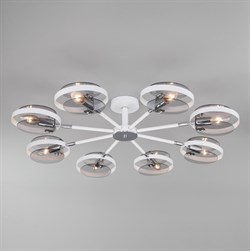 Eurosvet Потолочный светильник в стиле лофт 70121/8 белый a052339 - фото 95016