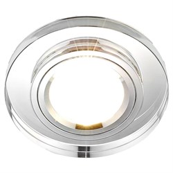 Ambrella Встраиваемый потолочный точечный светильник 8060 CL хром MR16 D90 mm 8060 CL - фото 95022