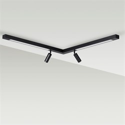 Lumion 5690/19CL LEDIO LN23 черный Потолочный светильник LED 19W 1100Лм 220V 3000К HAWK 5690/19CL - фото 95245