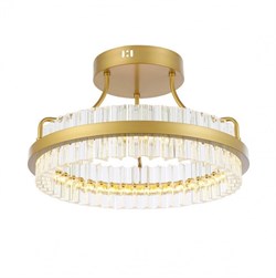 ST Luce SL383.202.01 Светильник потолочный Матовое золото/Прозрачный LED 1*34W SL383.202.01 - фото 95302