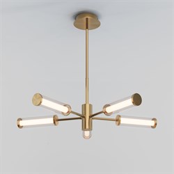 Eurosvet 50386/5 LED потолочный светильник латунь a067956 - фото 95330