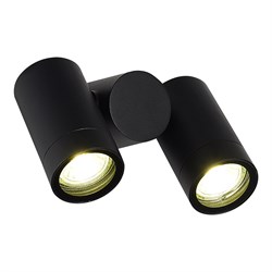 ST LUCE SL9011.402.02 Светильник уличный потолочный черный/белый GU10 2*50W SL9011.402.02 - фото 95611