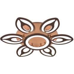 Ambrella Потолочный светодиодный светильник с пультом FA463/6+1 CF кофе 97W D650*120 (ПДУ РАДИО 2.4) FA463 - фото 95621