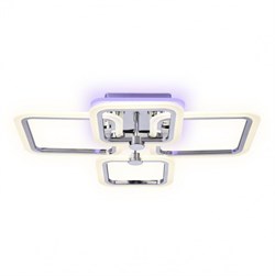 Ambrella Потолочный светодиодный светильник с пультом FA534/2+2 CH хром 105W 580*420*130 (ПДУ РАДИО 2.4G) FA534 - фото 95726