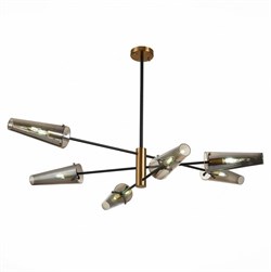 ST Luce SL1209.302.06 Светильник потолочный Бронза,Черный/Дымчатый E14 6*40W SL1209.302.06 - фото 95763