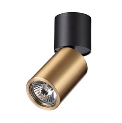 Odeon Light 4280/1С HIGHTECH ODL22 219 черный с античной бронзой Потолочный светильник IP20 GU10 50W DUETTA 4280/1C - фото 95814