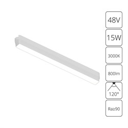 Arte Lamp A1168PL-1WH СВЕТИЛЬНИК ПОТОЛОЧНЫЙ RAPID 48В 15Вт 800лм 3000К 90+ 120° A1168PL-1WH - фото 96169