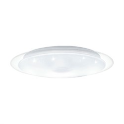Eglo 98323 Светодный потолочный светильник LANCIANO 1, 24W (LED), 400, H75, 1900lm, cталь, белый, прозрачный 98323 - фото 96191