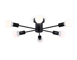 Ambrella Потолочный светильник в стиле лофт TR80402/6 BK черный E27/6 max 60W D780*150 TR80402 - фото 96238