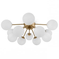 Freya Modern Alexis Матовое Золото Потолочный светильник FR5120CL-12G - фото 96302