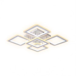 Ambrella Потолочный светодиодный светильник с пультом FA866/4+1 WH белый 218W 3000K-6400K 820*820*120 (ПДУ РАДИО 2.4G) FA866 - фото 96328