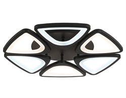 Ambrella Светильник потолочный светодиодный с пультом FA4495/6 BK черный 84W 4200K/3000K+6400K/6400K+3000K D450*80 (ПДУ ИК) FA4495 - фото 96405