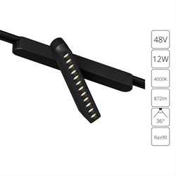 Arte Lamp A6161PL-1BK СВЕТИЛЬНИК ПОТОЛОЧНЫЙ RAPID 48В 12Вт 872лм 4000К 90+ 36° A6161PL-1BK - фото 96624