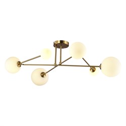 Evoluce SLE2211-302-06 светильник потолочный латунь / белый G9 6*5W SLE2211-302-06 - фото 96791